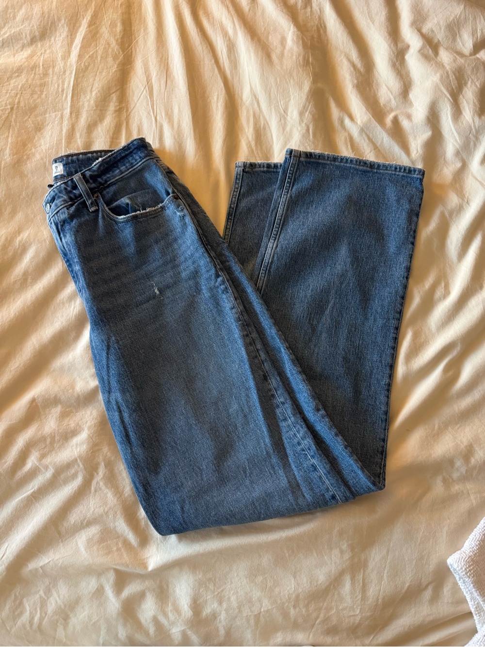 Abercrombie & Fitch Dark Blue Flared Jeans